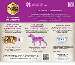 Yummy Combs Big Box Carton X-Small Chicken Adult Dental Dog Treats, 190 count slide 2 of 8