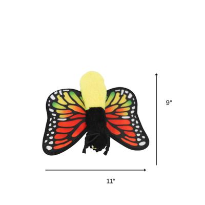 Show full view: SteelDog USA Ruffian Flyer Butterfly Tough-Chewer Plush Dog Toy slide 3 of 6