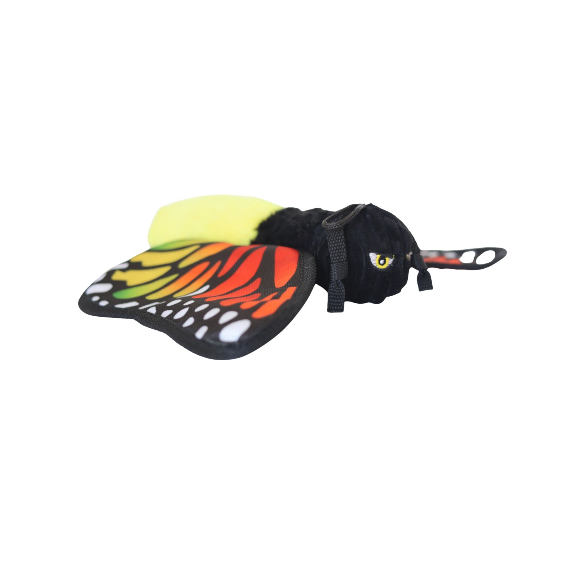 SteelDog USA Ruffian Flyer Butterfly Tough-Chewer Plush Dog Toy