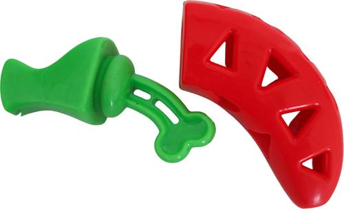 Show full view: SteelDog USA Slow Treater Chili Pepper Treat Dispenser Dog Toy slide 3 of 7