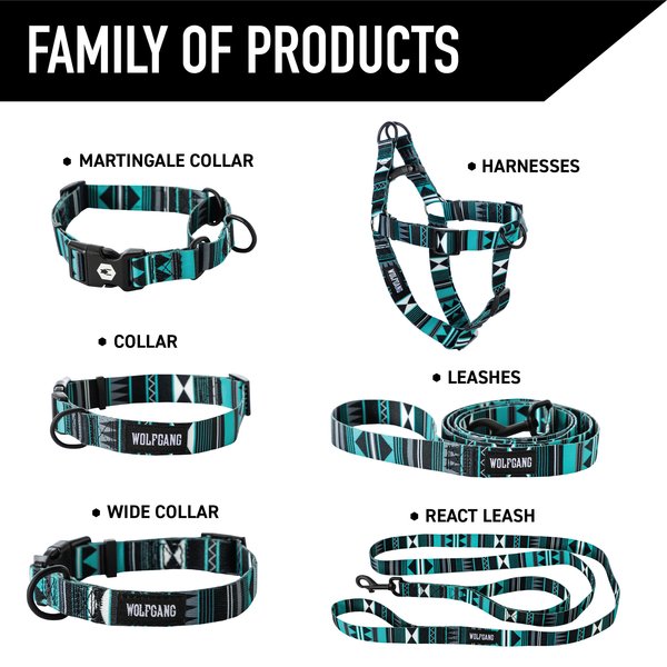 Wolfgang WesternSky Polyester Standard Dog Collar