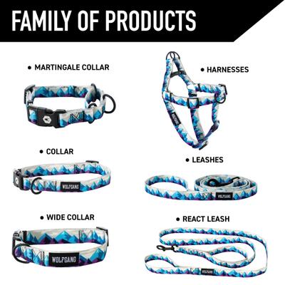 Show full view: Wolfgang RockyPeaks Polyester Standard Dog Collar, Medium: 12.5 to 19-in neck, 1-in wide slide 5 of 7