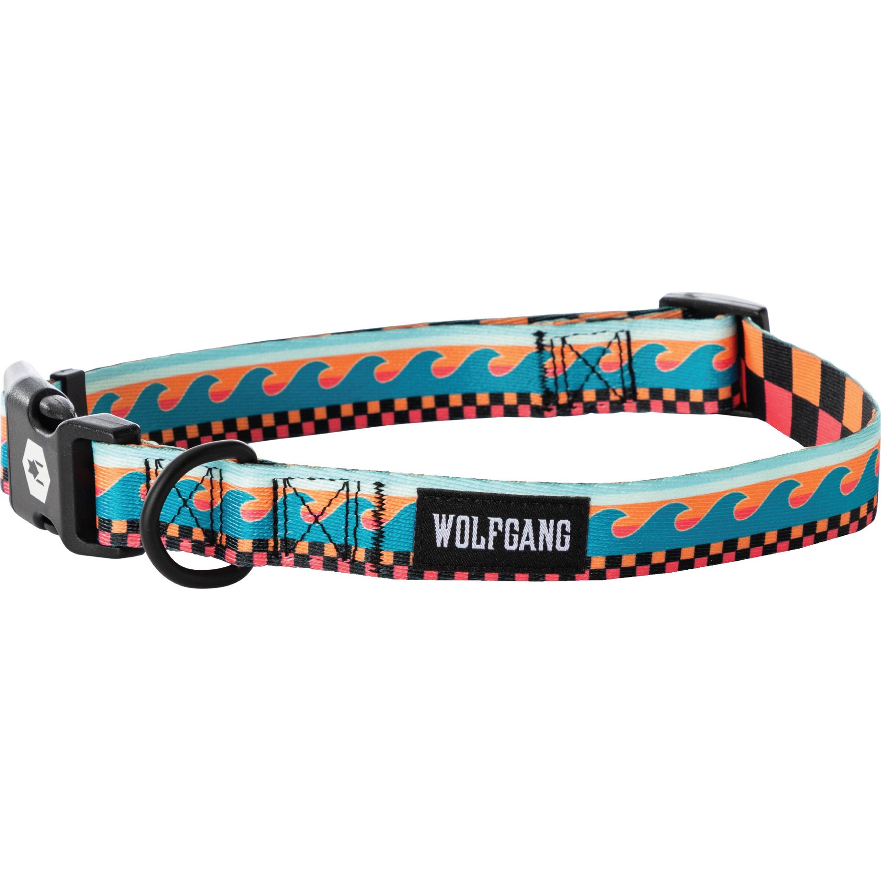 Wolfgang BuenaOnda Polyester Standard Dog Collar, Medium: 12.5 to 19-in neck, 1-in wide