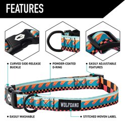 Wolfgang BuenaOnda Polyester Standard Dog Collar, Large: 17.5 to 26.5-in neck, 1-in wide slide 2 of 6
