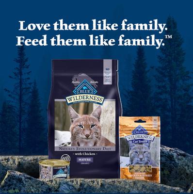 Show full view: Blue Buffalo Wilderness Chicken High-Protein Grain-Free Pate Adult Wet Cat Food, 3-oz can, case of 4 slide 10 of 12
