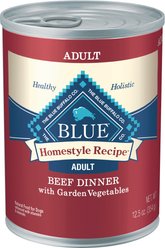Blue Buffalo Homestyle Recipe Beef Dinner with Garden Vegetables & Sweet Potatoes Canned Dog Food, 12.5-oz, case of 12
