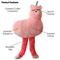 Show in main carousel: PetRageous Designs Lola Plush Llama Oversized Stuffed Squeak Toy, Pink, 19-in slide 3 of 3
