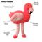 Show in main carousel: PetRageous Designs Josey Plush Flamingo Oversized Stuffed Squeak Toy, Pink, 19-in slide 3 of 3