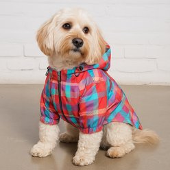 Found My Animal Colorblock Plaid Dog Jacket, XX-Large slide 2 of 4