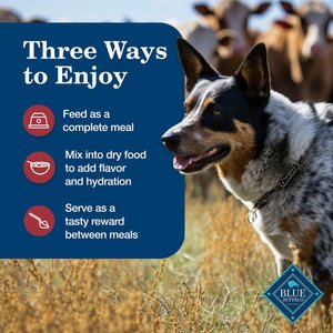 Blue Buffalo Homestyle Recipe Beef Dinner with Garden Vegetables & Sweet Potatoes Canned Dog Food, 12.5-oz, case of 12