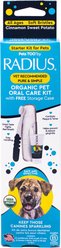 RADIUS Organic Sweet Potato Flavored Dog Dental Solutions Kit, 3 count