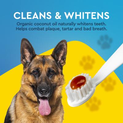 Show full view: RADIUS Organic Sweet Potato Flavored Dog Dental Solutions Kit, 3 count slide 5 of 12