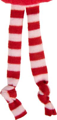 Show full view: SmartyKat Santa's Helper Cat Plush Toy with Catnip, Red slide 7 of 9