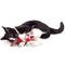 Show in main carousel: SmartyKat Santa's Helper Cat Plush Toy with Catnip, Red slide 3 of 9