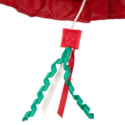 Show full view: SmartyKat Christmas Fringe Frenzy Holiday Cat Tunnel Toy, Red slide 9 of 10