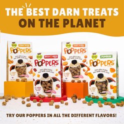 Snicky Snaks Poppers Peanut Butter Adult Crunchy Dog Treats, 10-oz bag slide 2 of 7