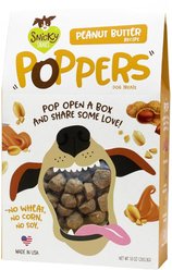 Snicky Snaks Poppers Peanut Butter Adult Crunchy Dog Treats, 10-oz bag slide 1 of 7