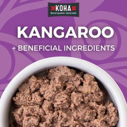 KOHA Limited Ingredient Diet Kangaroo Entrée Grain-Free Paté Wet Cat Food, 5.5-oz can, case of 3 slide 2 of 5