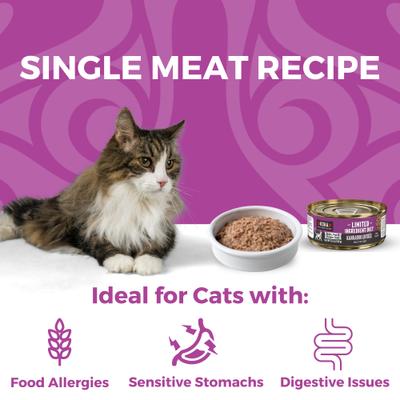 Show full view: KOHA Limited Ingredient Diet Kangaroo Entrée Grain-Free Paté Wet Cat Food, 5.5-oz can, case of 3 slide 4 of 8