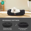 Show in main carousel: Bedsure Round Orthopedic Bolster Anti-Slip Puppy & Kitten Bed with Washable Pillow Cushion, Black, Medium slide 3 of 8