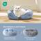 Show in main carousel: Bedsure Round Bolster Anti-Slip Puppy & Kitten Bed with Washable Pillow Cushion, Frost Blue, Small slide 3 of 9