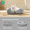 Show in main carousel: Bedsure Round Bolster Anti-Slip Puppy & Kitten Bed with Washable Pillow Cushion, Grey, Small slide 4 of 10