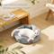 Show in main carousel: Bedsure Round Bolster Anti-Slip Puppy & Kitten Bed with Washable Pillow Cushion, Grey, Small slide 6 of 10