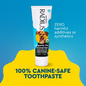 RADIUS USDA Organic Dog Toothpaste, 3-oz bottle
