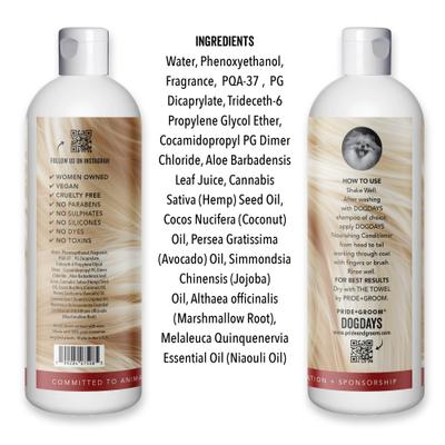 Show full view: Pride+Groom Dog Days Nourishing Dog Conditioner, 16-fl oz bottle slide 7 of 8