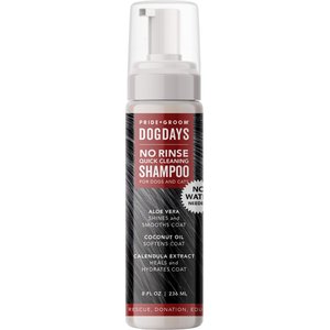 Pride+Groom Dog Days No Rinse Dog Shampoo, 8-fl oz bottle