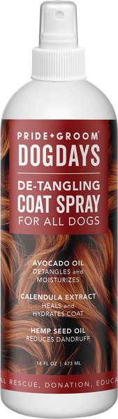Show full view: Pride+Groom Dog Days Dog Detangling Spray, 16-fl oz bottle slide 1 of 9