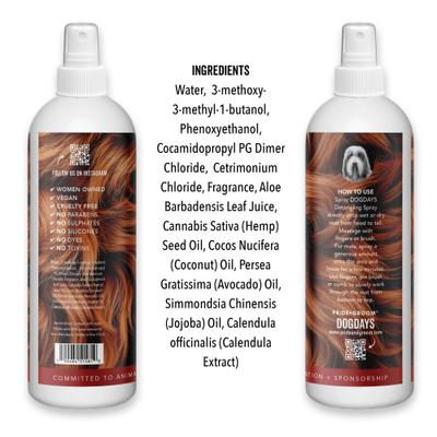 Show full view: Pride+Groom Dog Days Dog Detangling Spray, 16-fl oz bottle slide 2 of 9