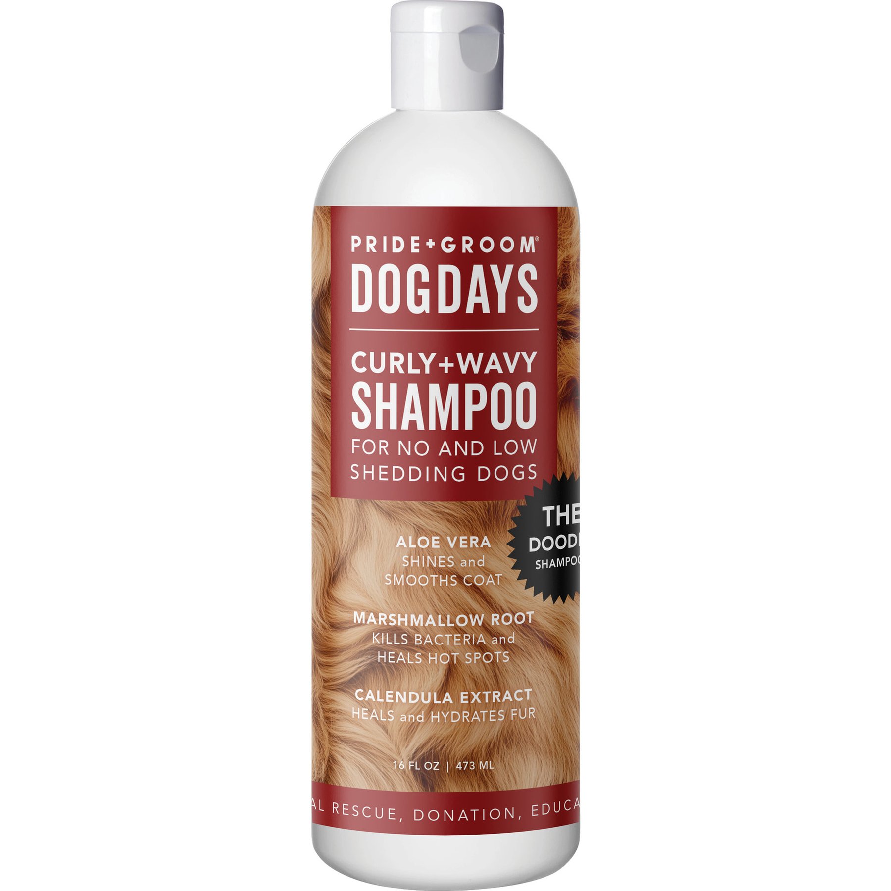 Pride+Groom Dog Days Curly+Wavy Coat Dog Shampoo, 16-fl oz bottle