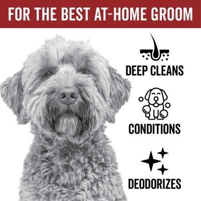 Show full view: Pride+Groom Dog Days Curly+Wavy Coat Dog Shampoo, 16-fl oz bottle slide 2 of 8