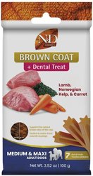 Farmina N&D Tropical Selection Chicken, Spelt, Oats, & Tropical Fruit Medium & Maxi Dental Dog Treats, 3.5-oz bag, 7-count