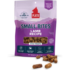 Plato Small Bites Lamb Dog Soft & Chew Treat, 2.5-oz bag