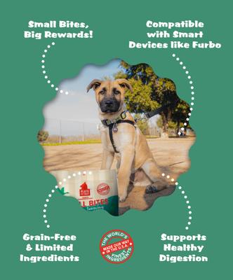 Show full view: Plato Small Bites Duck Grain-Free Dog Treats, 2.5-oz bag slide 5 of 11