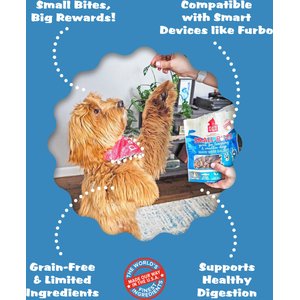 Plato Small Bites Salmon Grain-Free Dog Treats, 6-oz bag