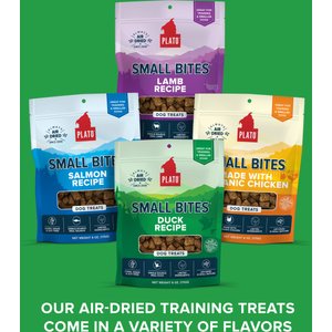 Plato Small Bites Duck Grain-Free Dog Treats, 6-oz bag