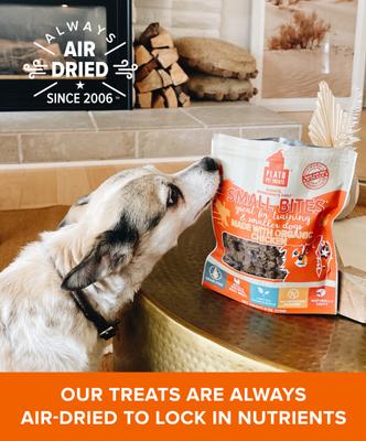 Show full view: Plato Small Bites Organic Chicken Grain-Free Dog Treats, 2.5-oz bag slide 4 of 10