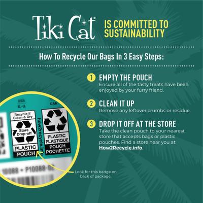 Show full view: Tiki Cat Soft & Chewy Tuna Flavor Grain-Free Cat Treat, 6-oz bag slide 8 of 11