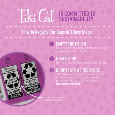 Show full view: Tiki Cat Baby Soft & Chewy Chicken Flavor Grain-Free Cat Treats, 2-oz bag slide 8 of 11
