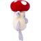 Show in main carousel: Fikas Freaky Friends Mushroom Bunny Squeaky Emotional Support Plush Dog Toy, Red/Grey/White slide 4 of 6