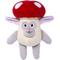 Show in main carousel: Fikas Freaky Friends Mushroom Bunny Squeaky Emotional Support Plush Dog Toy, Red/Grey/White slide 1 of 6
