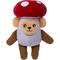 Show in main carousel: Fikas Freaky Friends Mushroom Monkey Squeaky Emotional Support Plush Dog Toy, Red/Brown/White slide 1 of 6