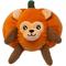 Show in main carousel: Fikas Freaky Friends Pumpkin Monkey Squeaky Emotional Support Plush Dog Toy, Orange/Brown slide 1 of 6