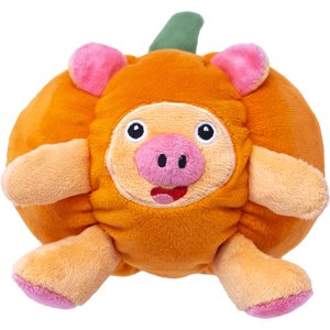 FIKAS FREAKY FRIENDS Pumpkin Pig Squeaky Emotional Support Plush