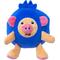 Show in main carousel: Fikas Freaky Friends Blueberry Pig Squeaky Emotional Support Plush Dog Toy, Blue/Pink slide 1 of 7