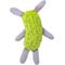 Show in main carousel: Fikas Freaky Friends Pickle Bunny Squeaky Emotional Support Plush Dog Toy, Green/Grey slide 4 of 7