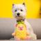 Show in main carousel: Fikas Freaky Friends Pineapple Pig Squeaky Emotional Support Plush Dog Toy, Yellow/Pink slide 3 of 7